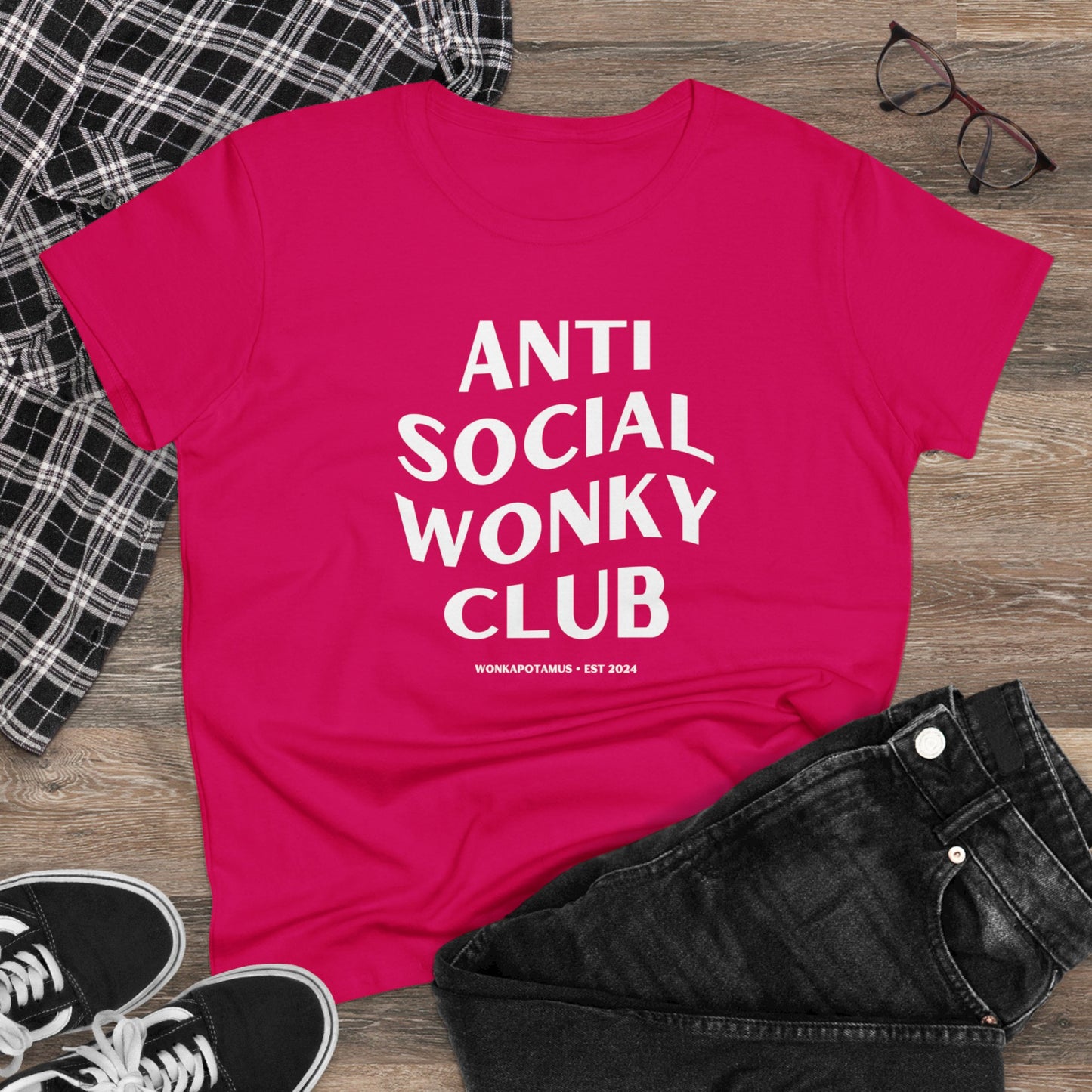 Anti Social Wonky Club - Women's Tee