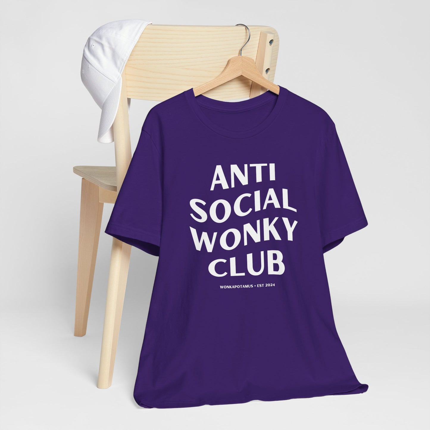 Anti Social Wonky Club - Lightweight Unisex Tee