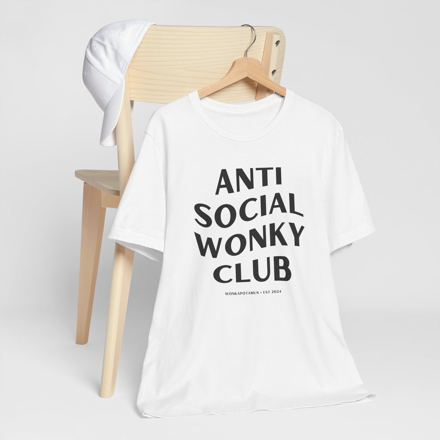 Anti Social Wonky Club - Lightweight Unisex Tee