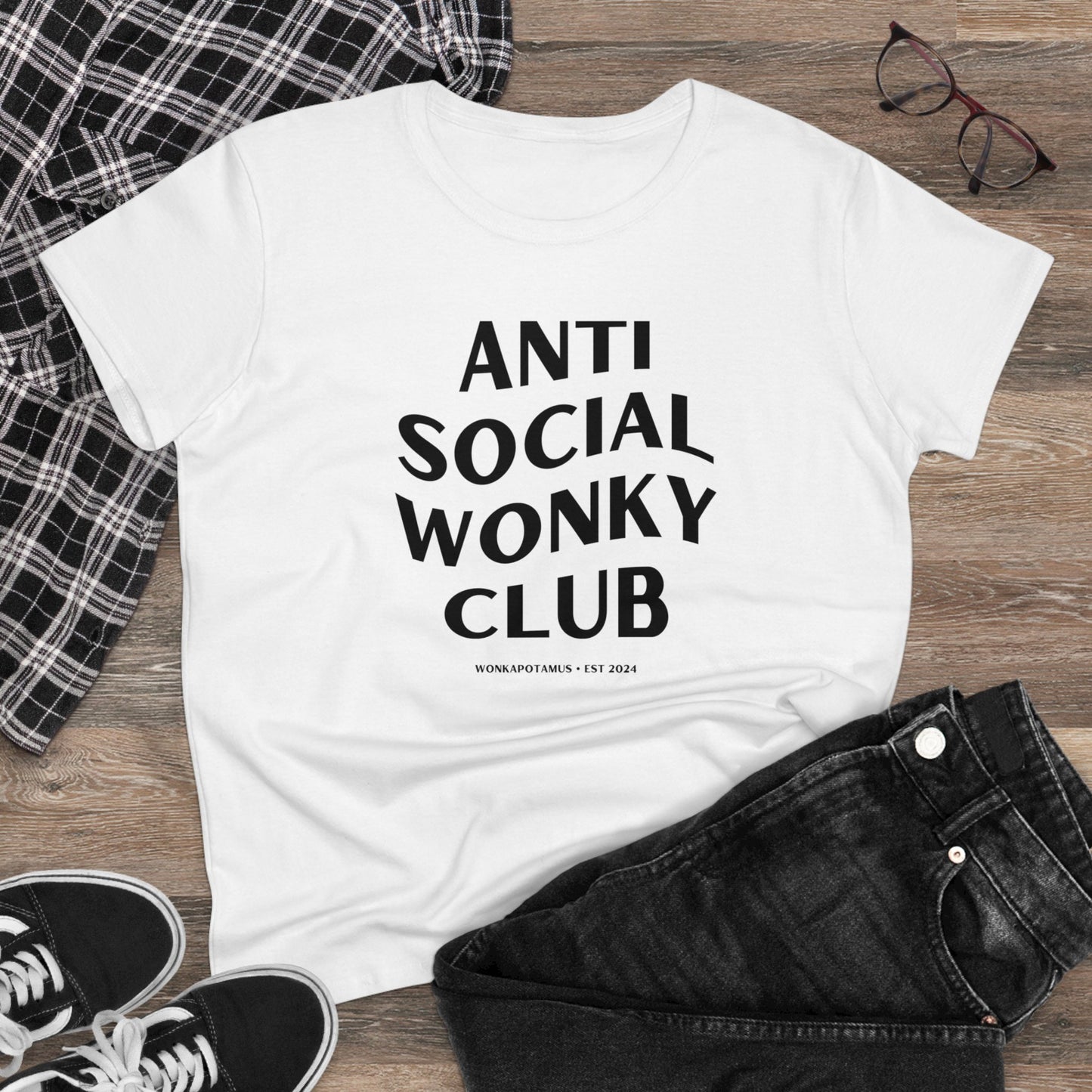 Anti Social Wonky Club - Women's Tee