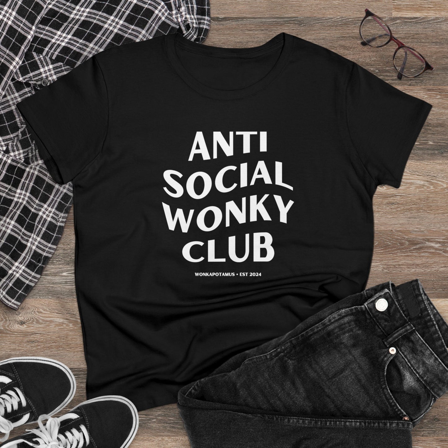 Anti Social Wonky Club - Women's Tee