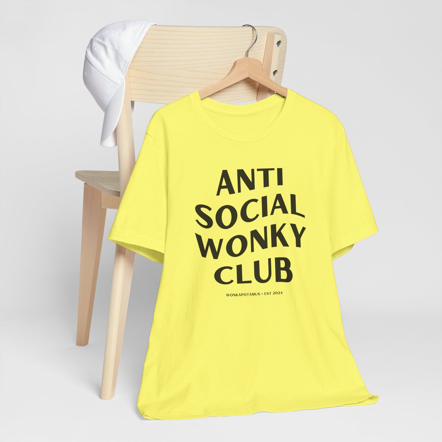 Anti Social Wonky Club - Lightweight Unisex Tee