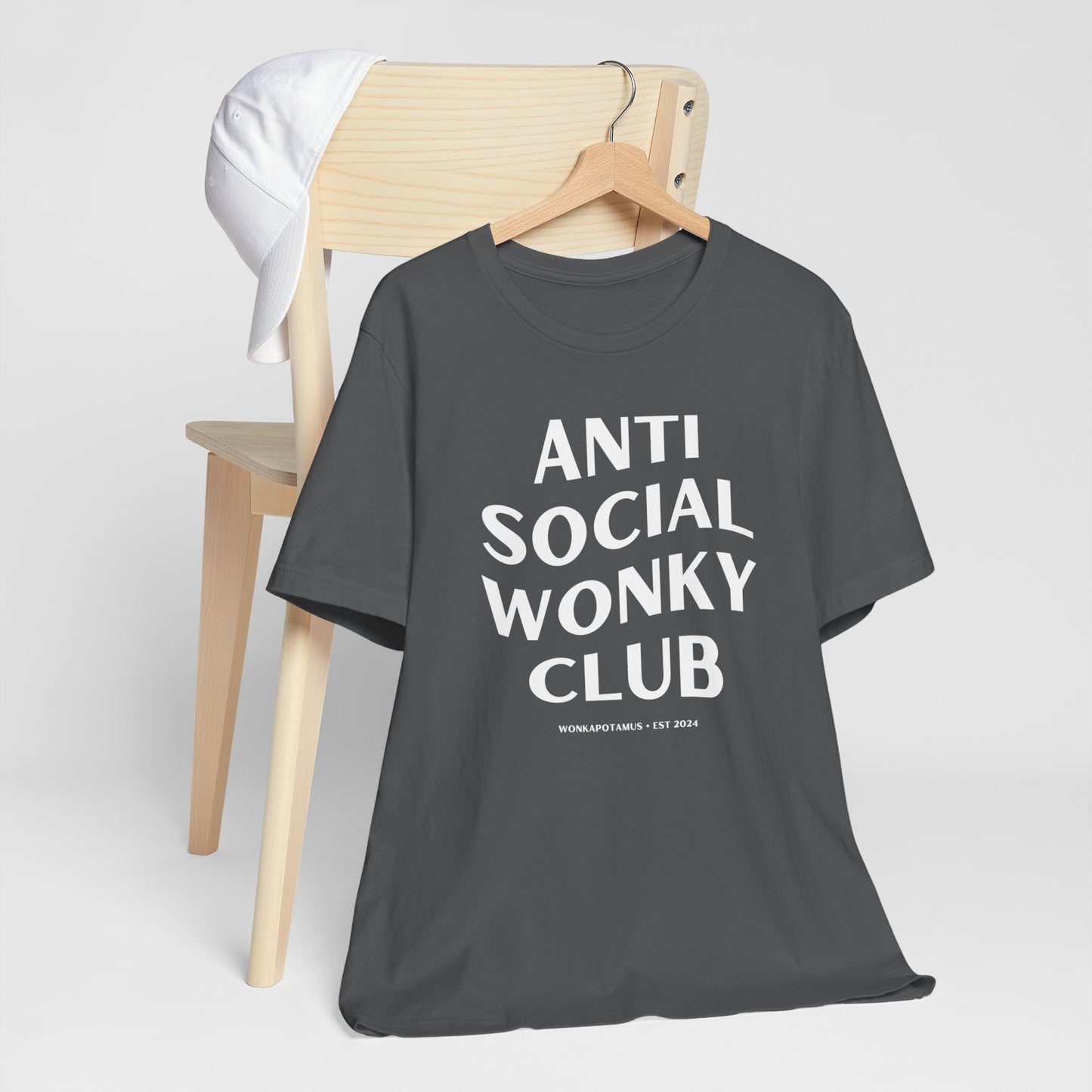 Anti Social Wonky Club - Lightweight Unisex Tee