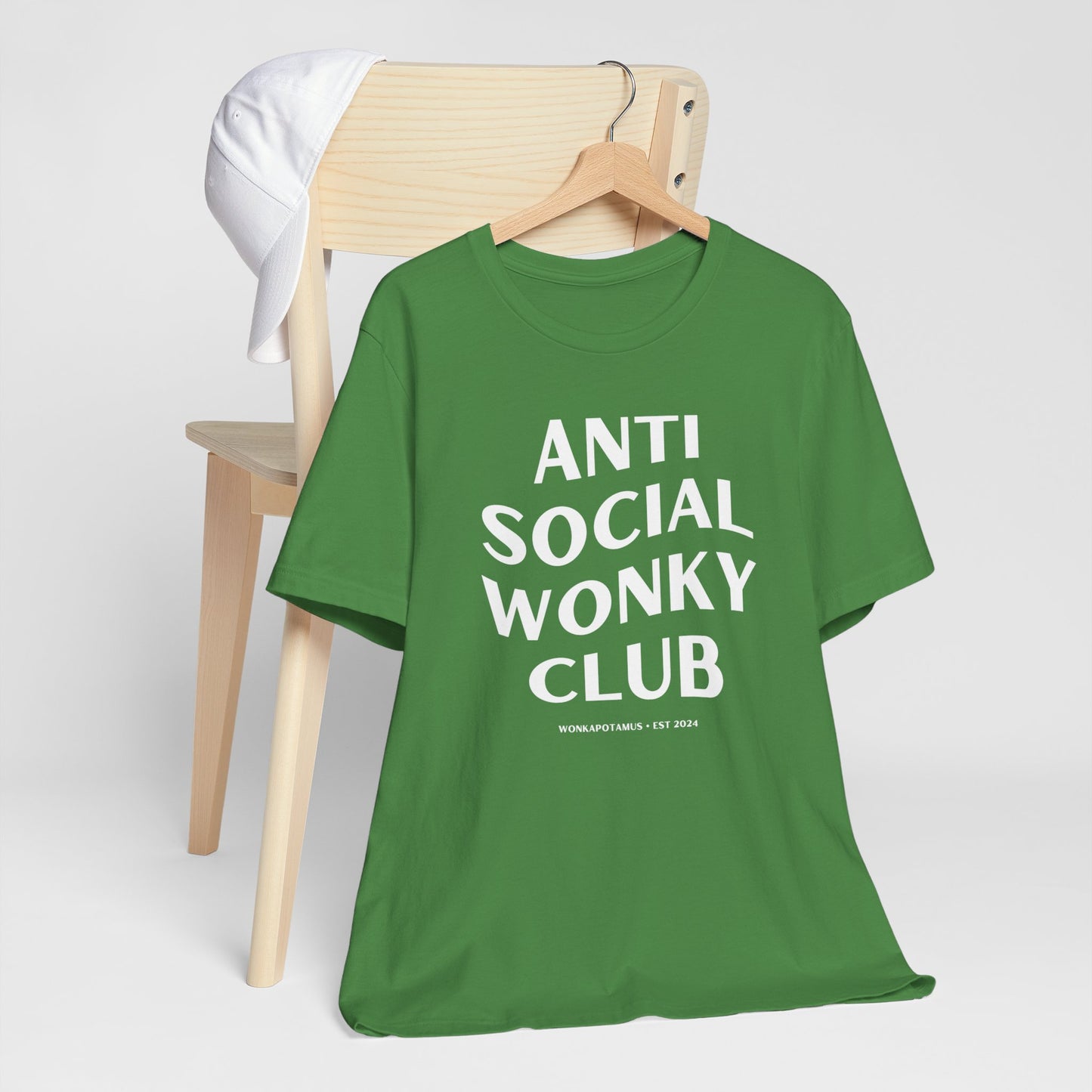 Anti Social Wonky Club - Lightweight Unisex Tee