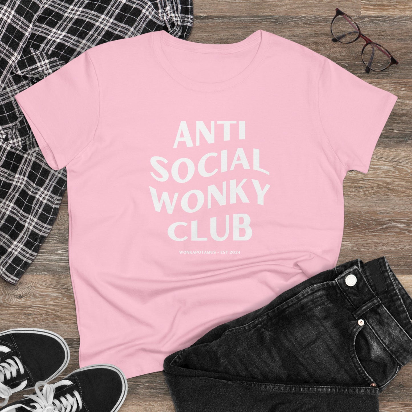 Anti Social Wonky Club - Women's Tee