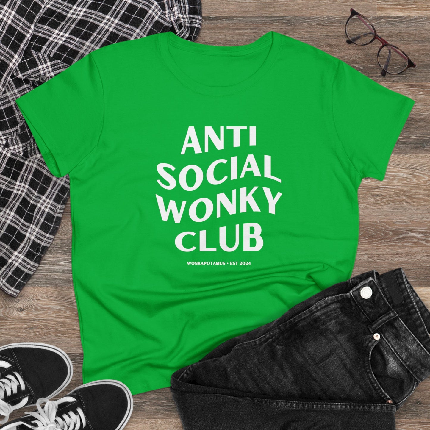 Anti Social Wonky Club - Women's Tee