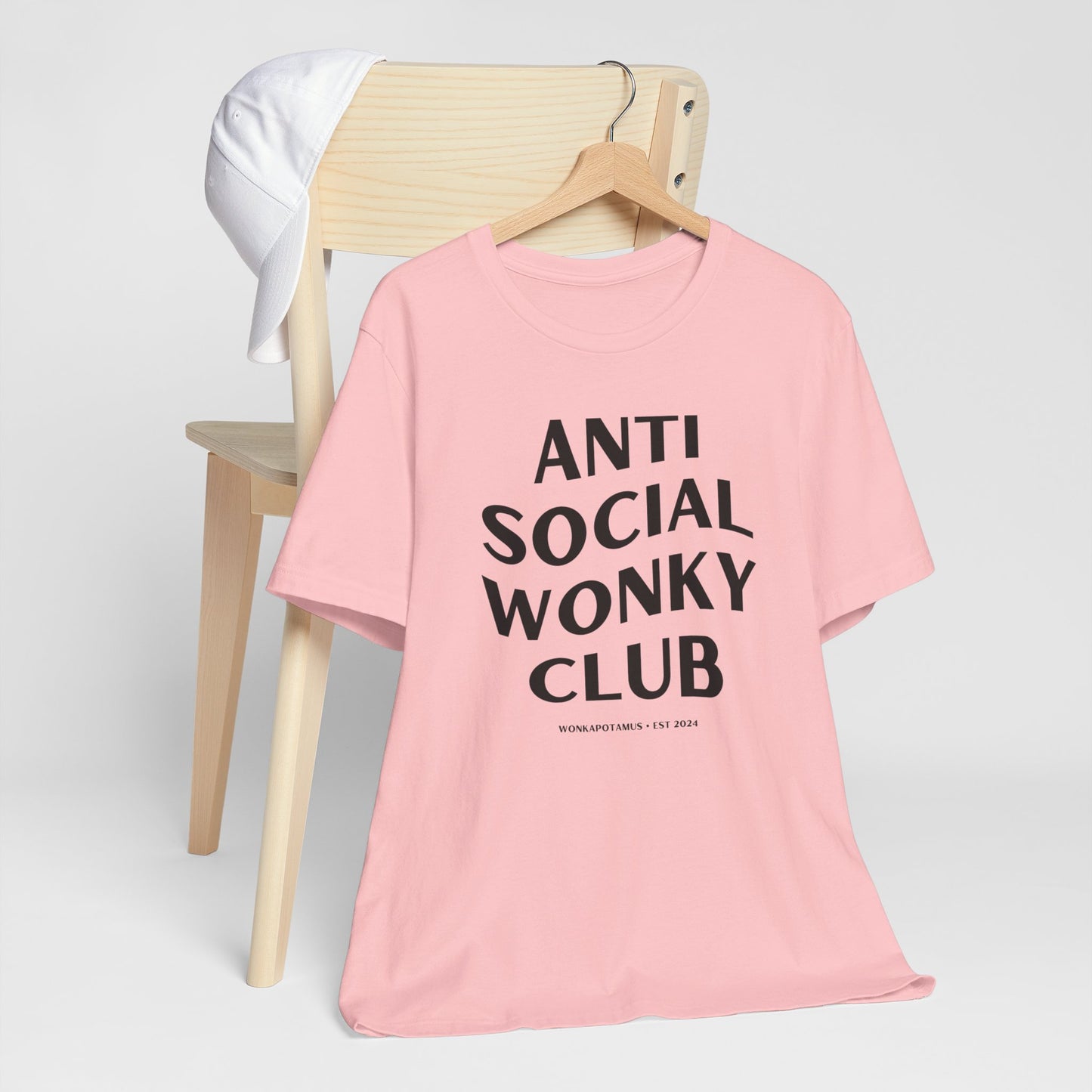 Anti Social Wonky Club - Lightweight Unisex Tee