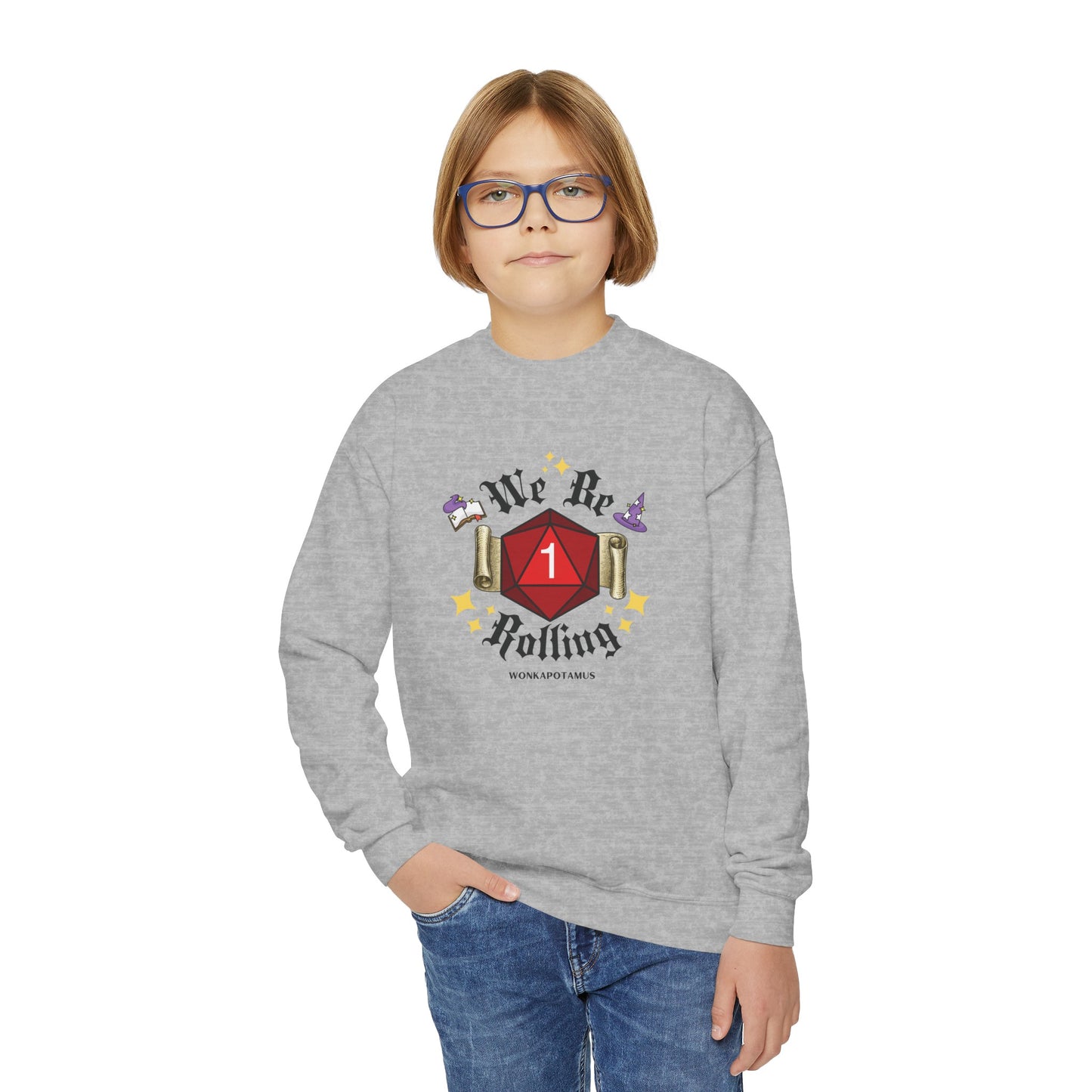 We Be Rolling 1s Youth Sweatshirt