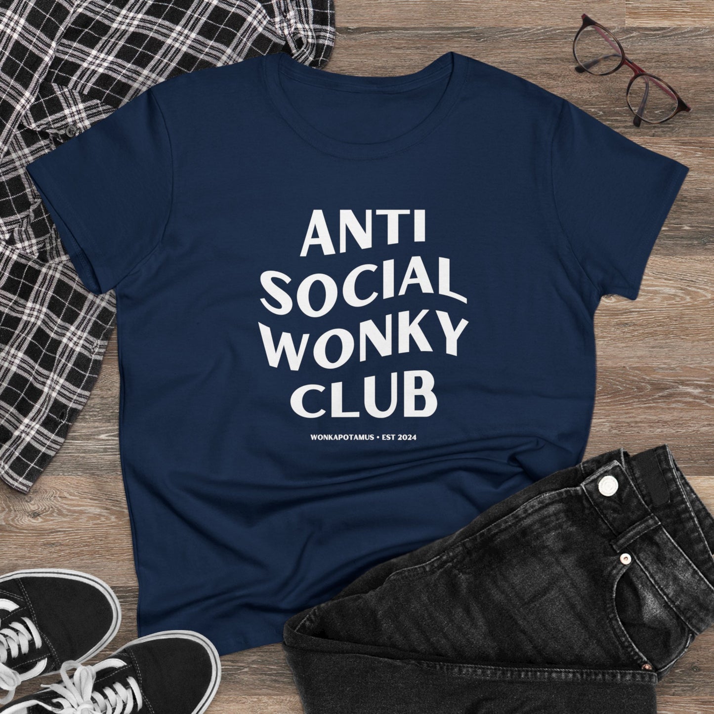 Anti Social Wonky Club - Women's Tee