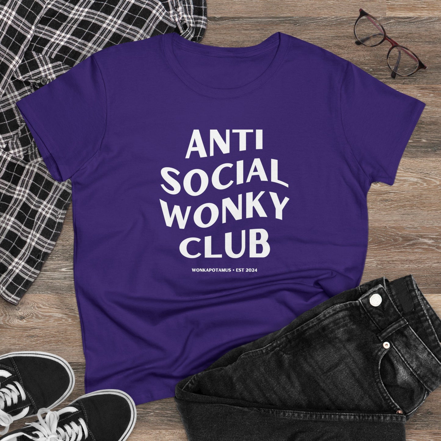 Anti Social Wonky Club - Women's Tee