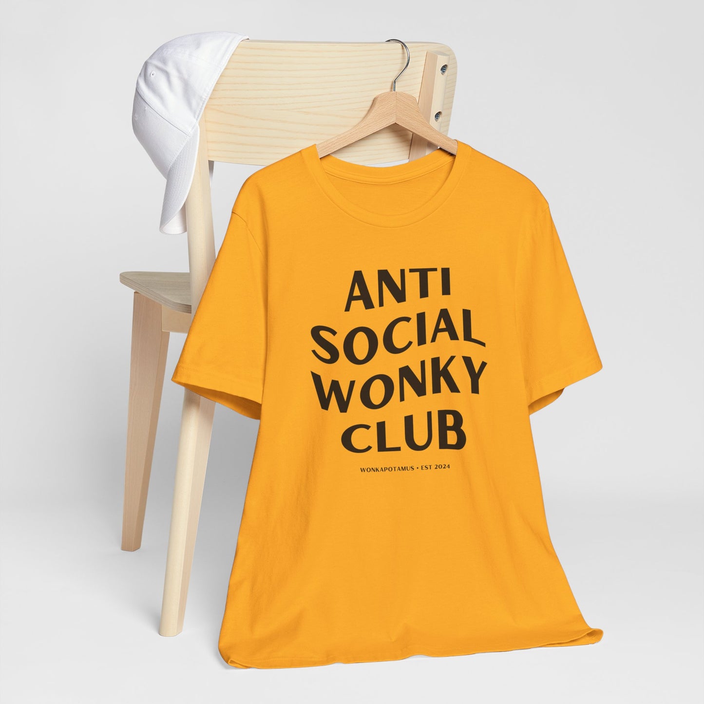 Anti Social Wonky Club - Lightweight Unisex Tee